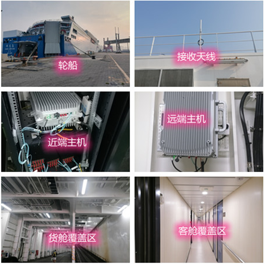  新洲海上游轮轮船渔船覆盖案例